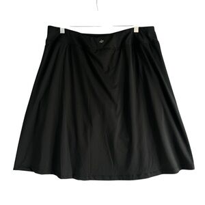 YOGIPACE Women's Modest Skirt Skort Black Size Extra Large XL